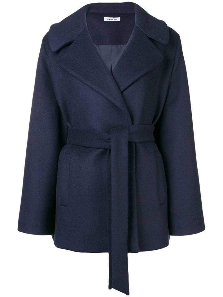 P.a.r.o.s.h. Lunito Oversized Jacket - Blue