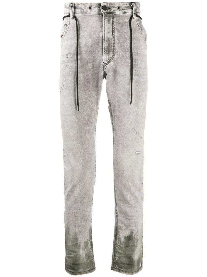 Diesel Krooley Joggjeans Carrot Jeans - Grey