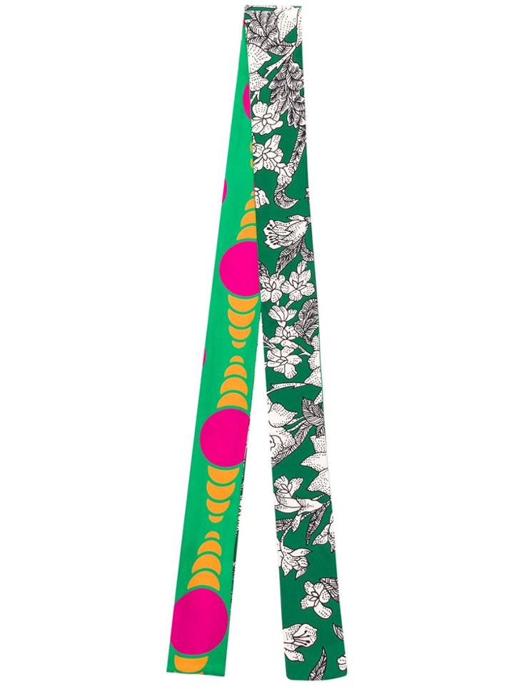 La Doublej Skinny Scarf - Green