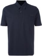 Prada Classic Polo Shirt, Men's, Size: Medium, Black, Cotton/spandex/elastane