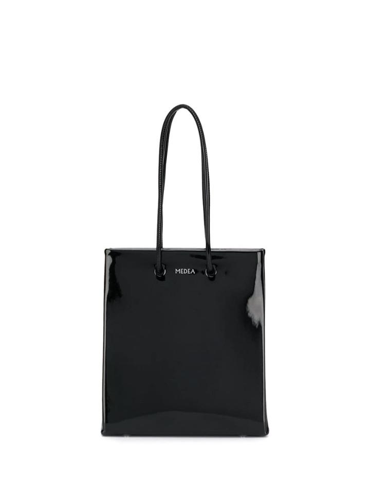 Medea Rectangular Shaped Mini Bag - Black