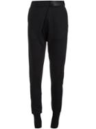 Ann Demeulemeester Gathered Ankle Trousers, Women's, Size: 38, Black, Lyocell/cotton