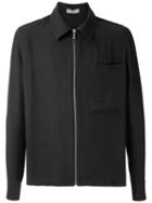 Egrey Zipped Shirt Jacket - Black