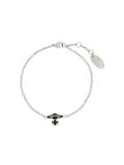 Vivienne Westwood Orb Enamel Bracelet - Silver
