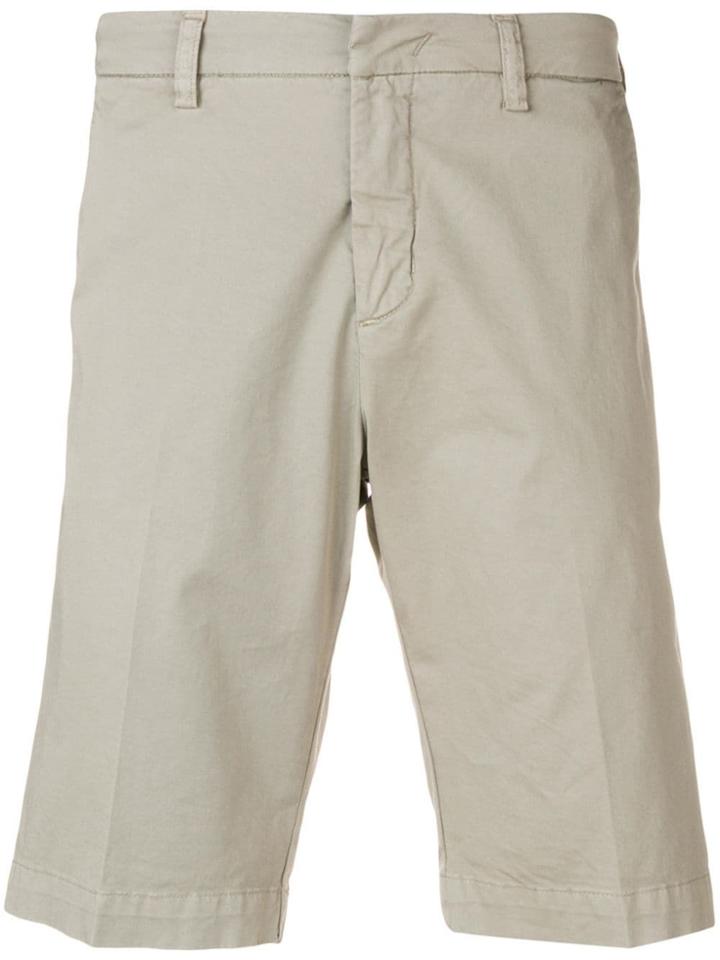 Entre Amis Classic Chino Shorts - Grey