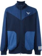Adidas Originals Adidas Originals X White Mountaineering Zip Up Sweatshirt, Men's, Size: Medium, Blue, Cotton/polyester