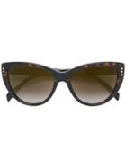 Moschino Eyewear Cat Eye Sunglasses - Brown