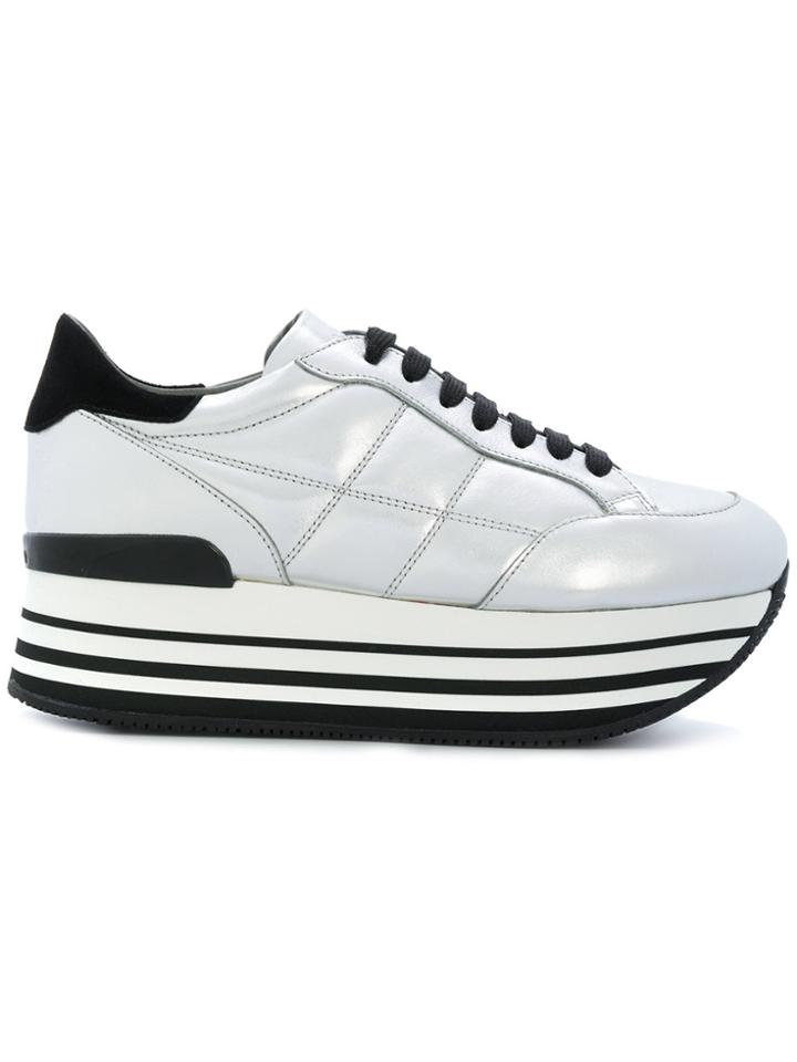 Hogan H222 Maxi Sneakers - Grey