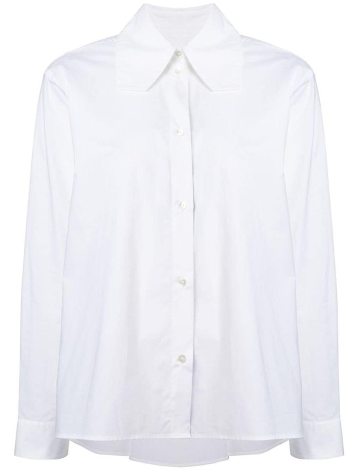 Mm6 Maison Margiela Oversized Collar Shirt - White
