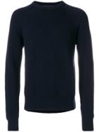 Cédric Charlier Classic Knitted Sweater - Blue