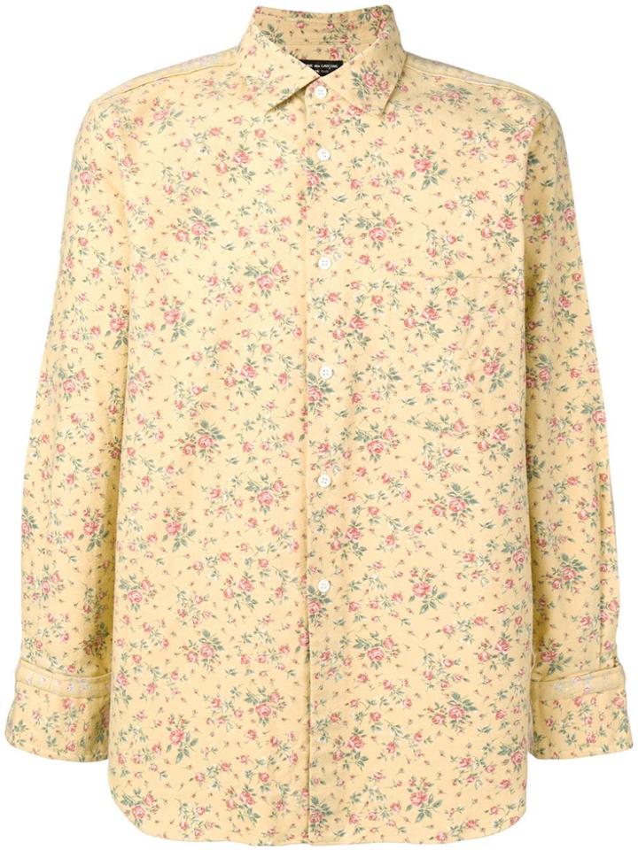 Comme Des Garçons Vintage 1998 Floral Shirt - Yellow