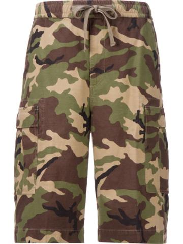 Monkey Time Camouflage Cargo Shorts