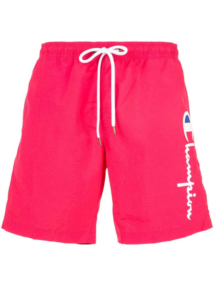 Champion Classic Brand Swim Shorts - Pink