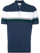 Kent & Curwen Stripe Polo Shirt - Blue