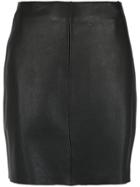 Nk Leather Skirt - Black