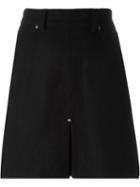 Jean Paul Gaultier Vintage Pleat Insert Mini Skirt, Women's, Size: 44, Black