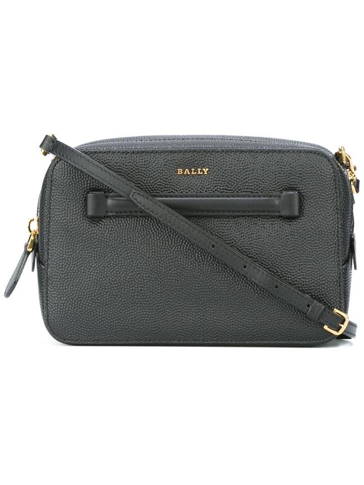 Bally Zipped Shoulder Bag, Women's, Black