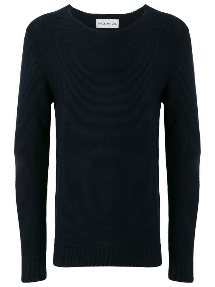 Salle Privée Round Neck Jumper - Blue
