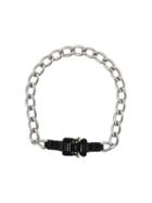 1017 Alyx 9sm Buckle Detail Chain Necklace - Black