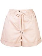 Robert Rodriguez Studio Harper High-waisted Shorts - Neutrals