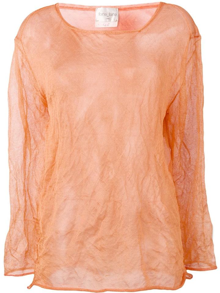 Forte Forte Lightweight Sweater - Orange
