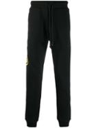 Versace Jeans Couture Embroidered Logo Track Trousers - Black