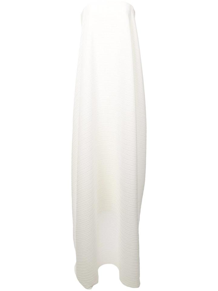 Solace London Textured Maxi Gown - White