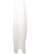 Solace London Textured Maxi Gown - White