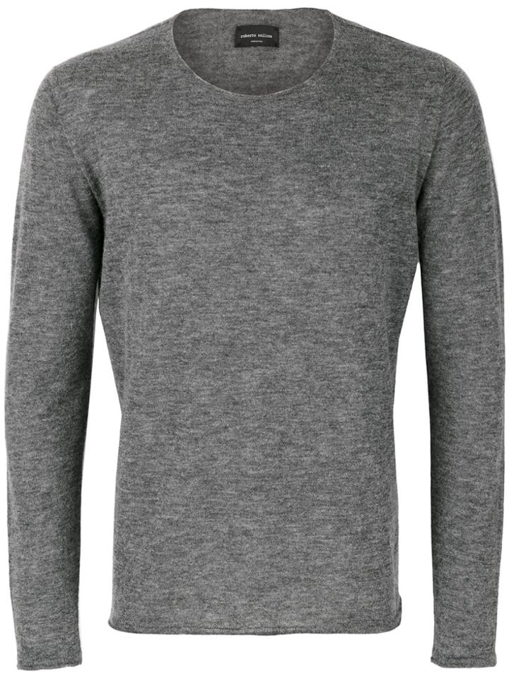 Roberto Collina Classic Crew Neck Jumper - Grey