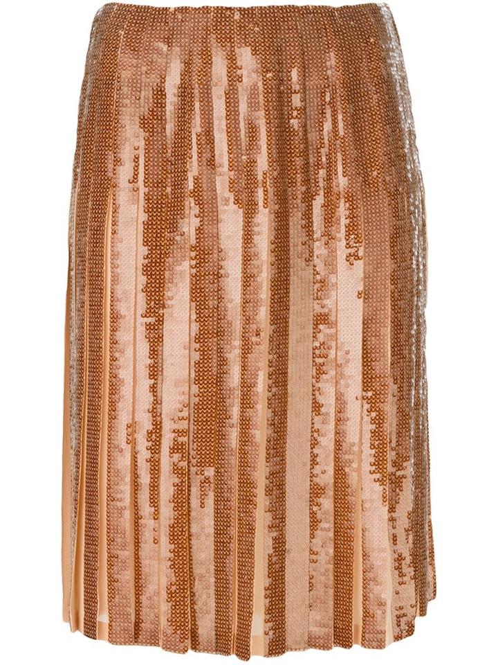 Emilio Pucci Sequined Pleated Skirt