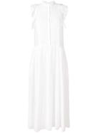 Zadig & Voltaire Pleated Long Dress - White