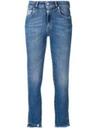 Red Valentino Skinny Fit Mid Rise Jeans - Blue