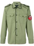 Marc Jacobs - Patch Detail Military-style Jacket - Men - Cotton - 52, Green, Cotton