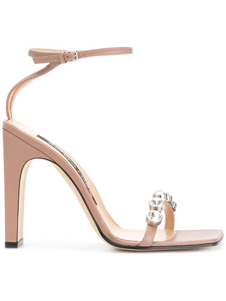 Sergio Rossi Embellished High-heel Sandals - Pink & Purple