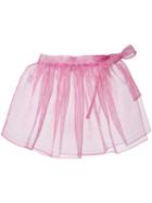 Fleamadonna Paisley-print Mini Skirt, Women's, Size: Medium, Pink/purple, Polyester