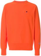 Champion Embroidered Logo Sweatshirt - Yellow & Orange