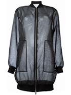 Wanda Nylon Sheer Sports Jacket, Women's, Black, Polyester