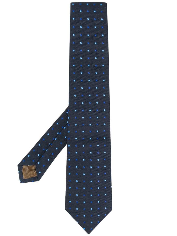Church's Polka Dot Print Tie - Black