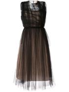 Nº21 Ruffled Tulle Dress - Black