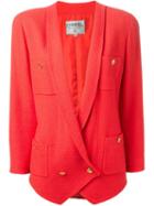 Chanel Vintage Tweed Jacket, Women's, Size: 40, Red