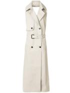 Martine Rose Sleeveless Double Breasted Coat - Nude & Neutrals