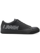 Lanvin Low-top Logo Sneakers - Black