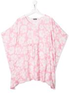 Mc2 Saint Barth Kids Floral Print Dress - White