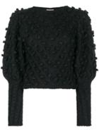 Zimmermann Pom Pom Knit Jumper - Black