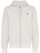 Polo Ralph Lauren Double Knit Fleece Hoodie - Grey