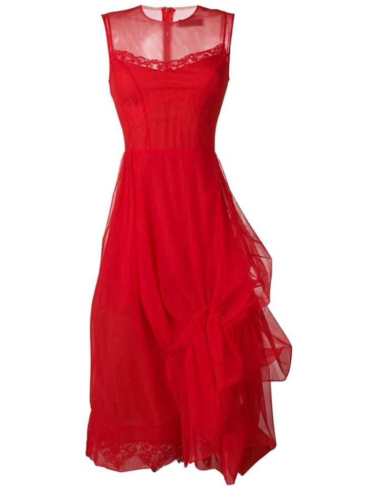 Simone Rocha Gathered Tulle Dress
