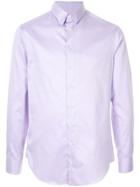 Giorgio Armani Classic Plain Shirt - Purple