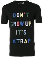 Love Moschino 'don't Grow Up' T-shirt - Black