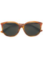 Gucci Eyewear Round Tinted Tortoiseshell Sunglasses - Yellow & Orange