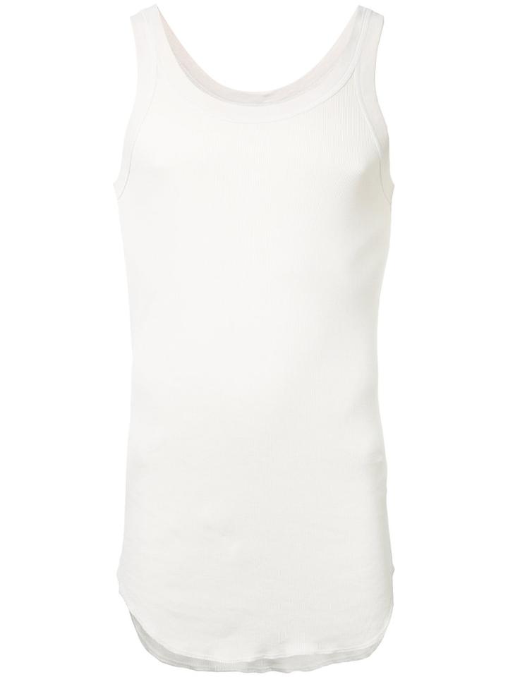 Curved Hem Vest - Men - Cotton - 1, Nude/neutrals, Cotton, Kazuyuki Kumagai